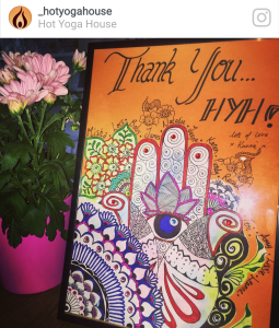 A gift to my yoga studio