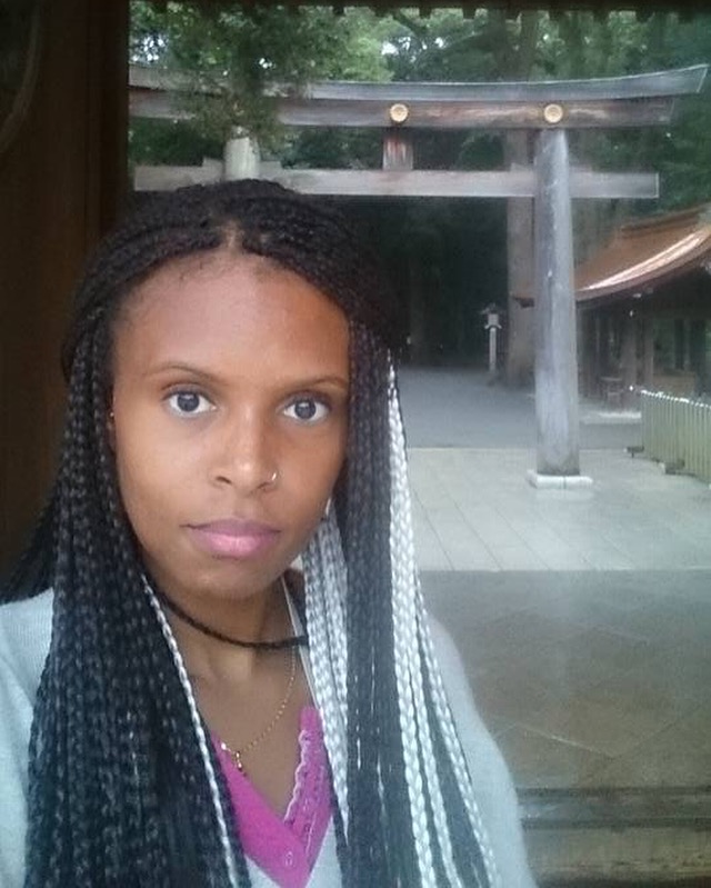 At Meiji Shrine in Harajuku