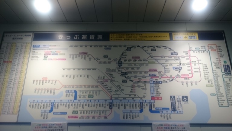 Tokyo metro map